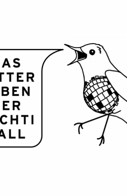 Flyer «Das Lotterleben der Nachtigall» Deep House, Tech House – DJs Pauli Pocket (Kater Blau/Berlin), Dimo Kyrmanidis (Heinz Music/Berlin), Bud Dancer (Aviarium/DLdN /29)