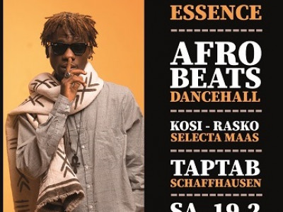 Flyer «Essence» – feat. DJs Selecta Maas, Kosi & Rasko